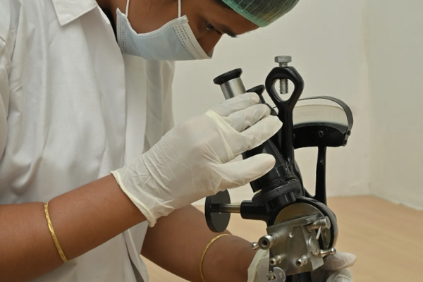 Microbiology laboratory for Ayurvedic research and quality testing